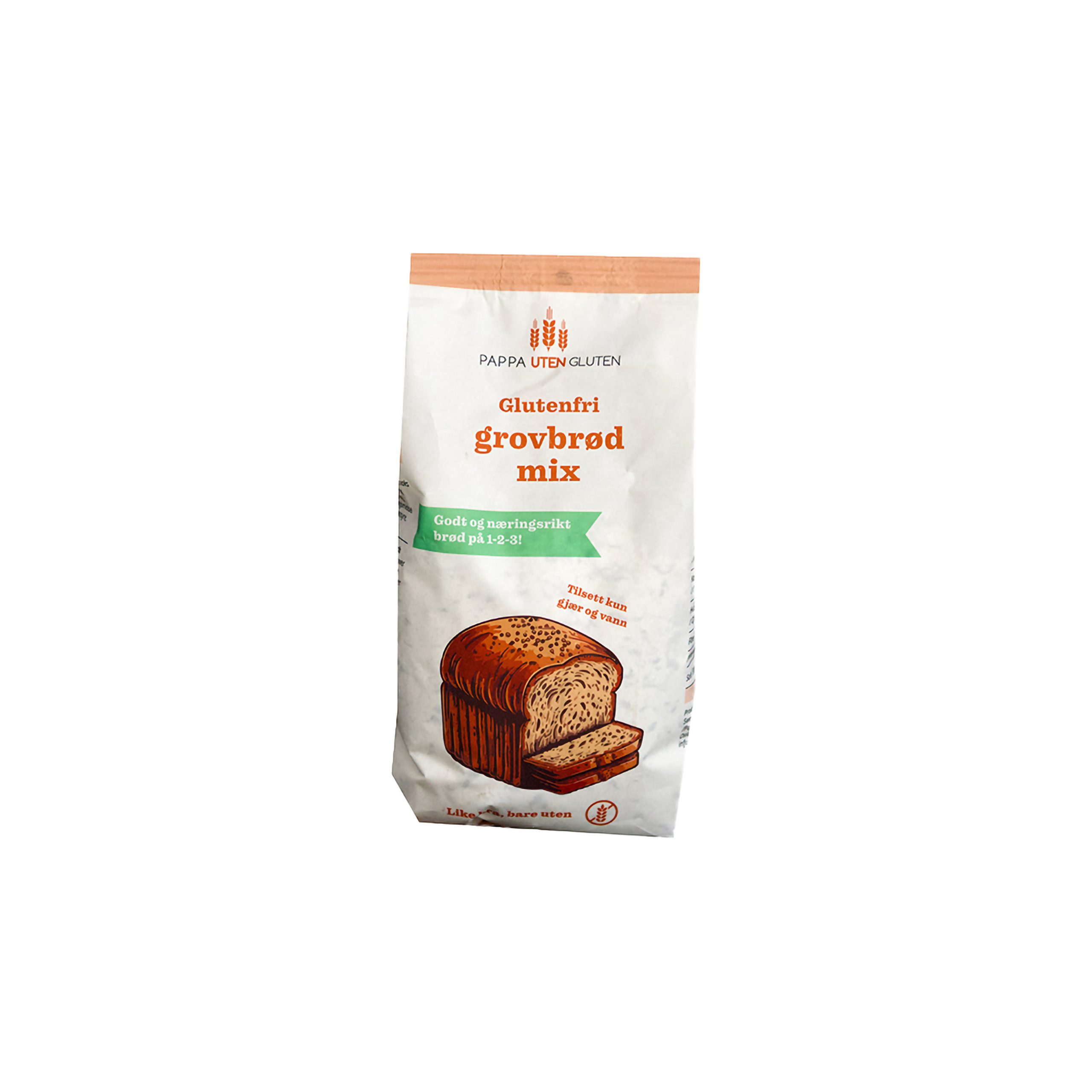 Glutenfri grovbrød mix 8 stk